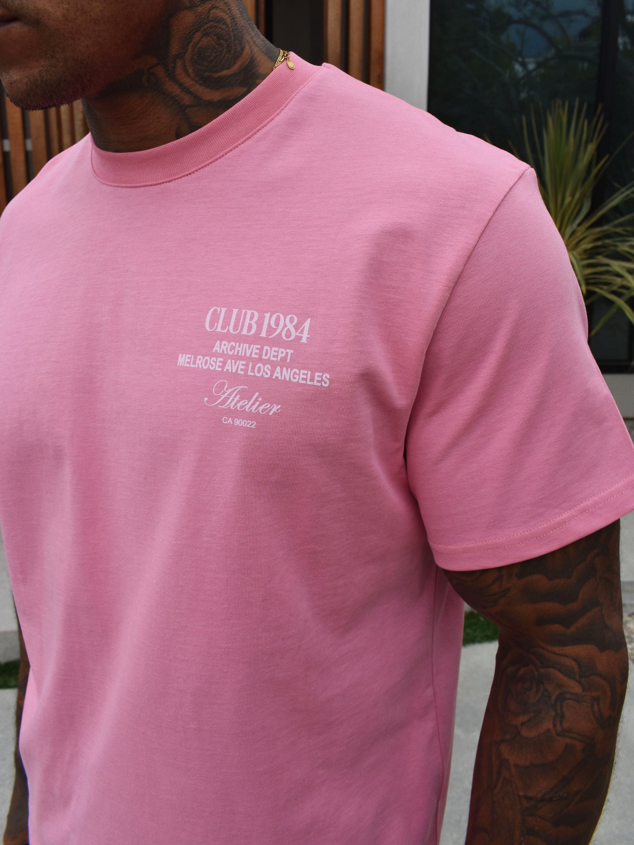 LA Dept T-shirt - Pink – CLUB 1984