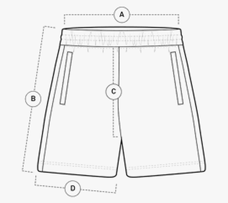 Shorts measurement guide