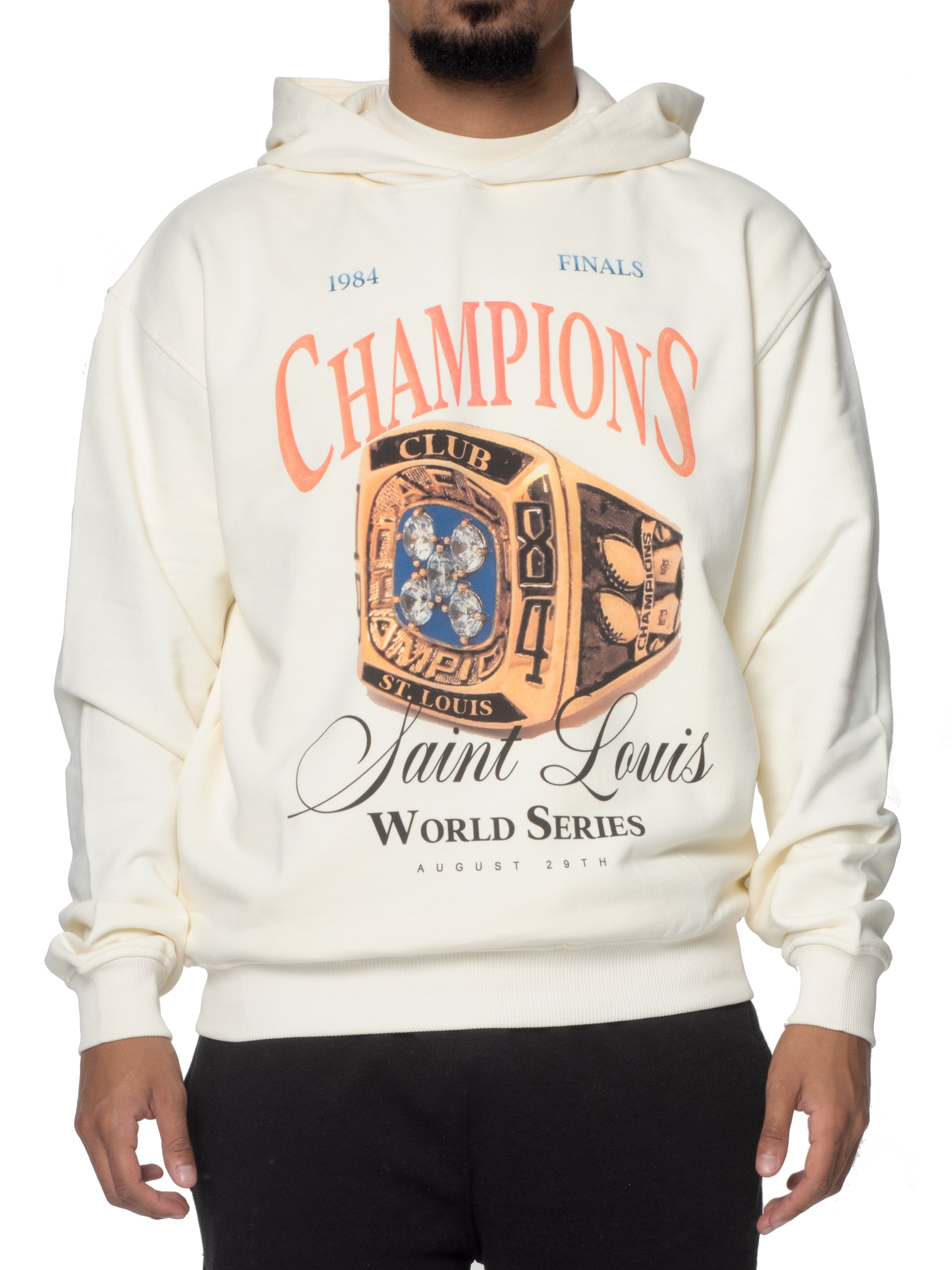 CLUB 1984. World Series Champions Hoodie - Off White Hoodie